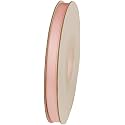 Double Side Satin Ribbon for Craft Embroidery and Decoration (16 mm, Light Pink, 91.4 Meter)