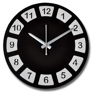 Ananta Enterprises Digit Round Analog Wall Clock