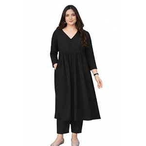 Anarkali Kurta Pant Set for Women Long