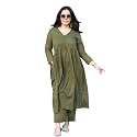 Anarkali Kurta Pant Set for Women Long