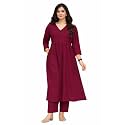 Anarkali Kurta Pant Set for Women Long