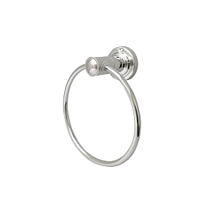 anatomix round hand towel ringholder for bathroomtowel hanger for washbasin  napkin holder stand for kitchen - pack of 1 stainless steel