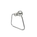 Anatomix Platinum Triangle Hand Towel Ring/Holder for Bathroom/Towel Hanger for Washbasin | Napkin Holder Stand for Kitchen - (Pack of 1) Stainless Steel