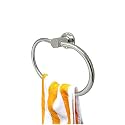 Anatomix Diplomat Oval Hand Towel Ring/Holder for Bathroom/Towel Hanger for Washbasin | Napkin Holder Stand for Kitchen - (Pack of 1) Brass