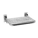 ANATOMIX Wall Mounted Flip up/Folding Stainless Steel Shower Seat, Fold Down Shower Seat, Foldable Shower Bench