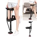 Anatomy Models Crutch Walker 180° Adjustable Knee Walker, Medical Anti-Wrenching Knee Crutch at Height, Hands-Free Knee Crutch Without Pain
