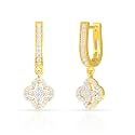 925 Sterling Silver Long Earrings for Women | Lightweight Drop Dangler Earrings | Hypoallergenic Rhodium Plated Anti-Tarnish Silver Jewellery | Daily &amp; Office Wear | Gift for Wife, Girlfriend, Mother, Sister | Birthday, A