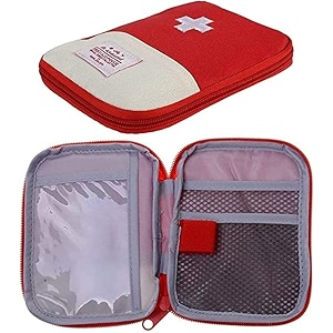 1pcs first aid kit travel pouch mini medicine storage bag multi-function mini medical kit medication storage boxes first aid pouch multicolor