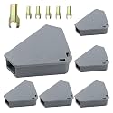 Anblak Mouse Station with Keys Grey 6 Pack, Key Required Mouse Stations, Mice Stations, Keeps Children and Pets Safe Indoor &amp; Outdoor