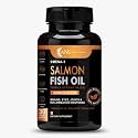 ANC Triple Strength Fish Oil Omega 3 Capsules for Men & Women,1250mg Fish Oil, 560mg EPA, 400mg DHA,Protects Vision,No Fishy Aftertaste, Supports Family Health (30 Softgels)