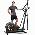 ANCHEER Elliptical Exercise Machine with 15.5" Stride, 500 LBS, Ultra-Quiet