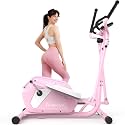 ANCHEER Elliptical Exercise Machine,Elliptical Machine for Home with Ultra-Smooth Magnetic Drive,14 Levels Resistance Elliptical Trainer,Cardio Machines with LCD Monitor Device Holder,15" Stride