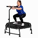 ANCHEER 50" Rebounder Trampoline for Adults- Handle Bar, Indoor, 550 lb