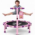 ANCHEER 38" Toddler Trampoline for Kids, Foldable Indoor Mini, Foam Handle