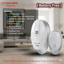ANCHOR by 45 Selectable Tunes With Battery Free & Electric Kinetic Wireless Door Chime (45 Tunes)