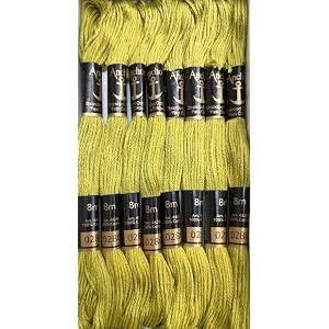 anchor cross stichlong stich embroidery cotton threadspack of 25 8 mt each skeinsshade no 0280