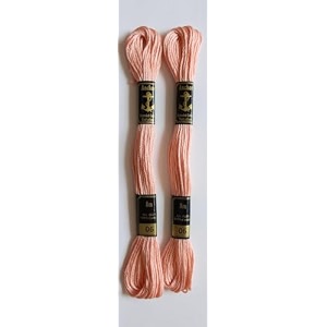 anchor cross stichlong stich embroidery cotton threadspack of 25 8 mt each skeins shade no 06