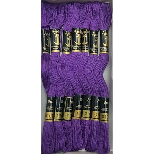 anchor cross stichlong stich embroidery cotton threadspack of 25 8 mt each skeinsshade no 0101