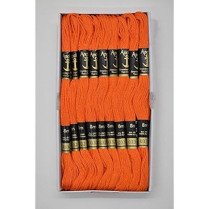 anchor cross stichlong stich embroidery cotton threadspack of 25 8 mt each skeinsshade no 0332