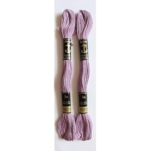 anchor cross stichlong stich embroidery cotton threadspack of 25 8 mt each skeinsshade no 0870