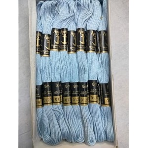 anchor cross stichlong stich embroidery cotton threadspack of 25 8 mt each skeinsshade no 0129