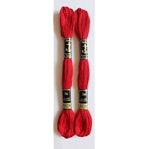 anchor cross stichlong stich embroidery cotton threadspack of 25 8 mt each skeins shade no 6578