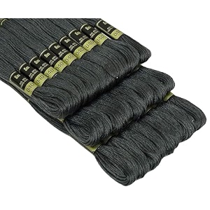 anchor cross stichlong stich embroidery cotton threadspack of 25 8 mt each skeins shade no 0401