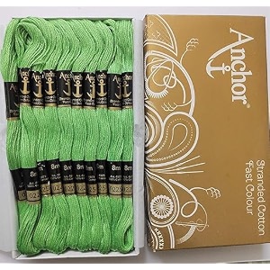 anchor cross stichlong stich embroidery cotton threadspack of 25 8 mt each skeins shade no 0225