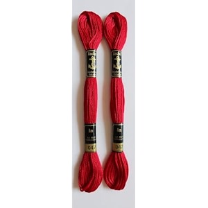 anchor cross stichlong stich embroidery cotton threadspack of 25 8 mt each skeins shade no 47