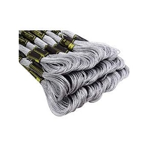 anchor cross stichlong stich embroidery cotton threadspack of 25 8 mt each skeins shade no 0399