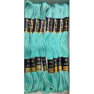 anchor cross stichlong stich embroidery cotton threadspack of 25 8 mt each skeinsshade no 0167