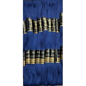 anchor cross stichlong stich embroidery cotton threadspack of 25 8 mt each skeinsshade no 0149