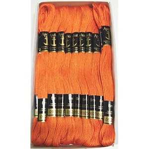 anchor cross stichlong stich embroidery cotton threadspack of 25 8 mt each skeins shade no 0925