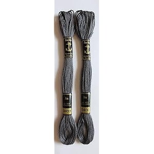 anchor cross stichlong stich embroidery cotton threadspack of 25 8 mt each skeins black