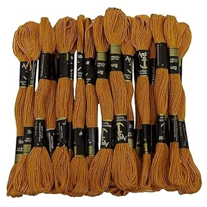 anchor cross stichlong stich embroidery cotton threadspack of 25 8 mt each skeins shade no 0306