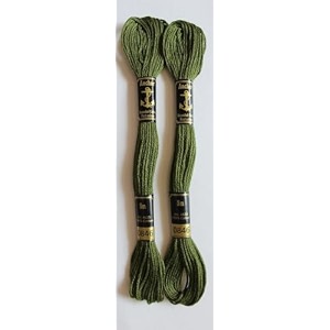 anchor cross stichlong stich embroidery cotton threadspack of 25 8 mt each skeinsshade no 0846