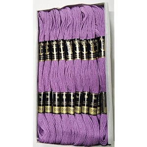 anchor cross stichlong stich embroidery cotton threads pack of 25 8 mt each skeins purple