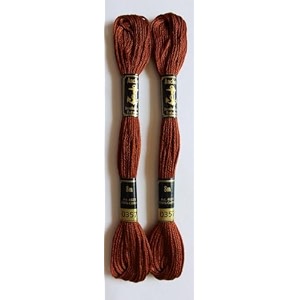 anchor cross stichlong stich embroidery cotton threadspack of 25 8 mt each skeinsshade no 0357