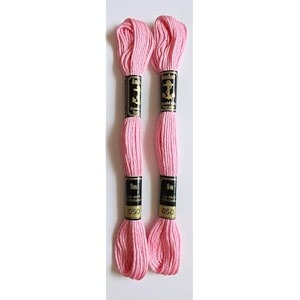 anchor cross stichlong stich embroidery cotton threadspack of 25 8 mt each skeins shade no 50 pink