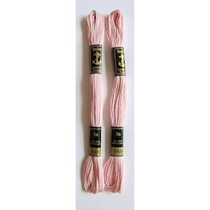 anchor cross stichlong stich embroidery cotton threadspack of 25 8 mt each skeins shade no 49