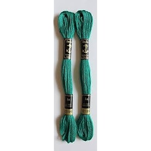 anchor cross stichlong stich embroidery cotton threadspack of 25 8 mt each skeins black