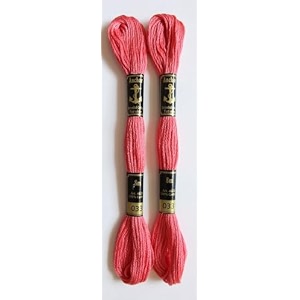 anchor cross stichlong stich embroidery cotton threadspack of 25 8 mt each skeins shade no 33