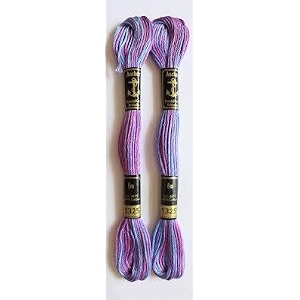 anchor cross stichlong stich embroidery cotton threadspack of 25 8 mt each skeins multicolour shade no 1325