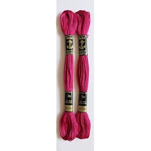 anchor cross stichlong stich embroidery cotton threadspack of 25 8 mt each skeinsshade no 4380