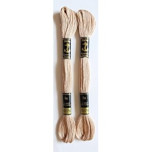 anchor cross stichlong stich embroidery cotton threadspack of 25 8 mt each skeinsshade no 0376