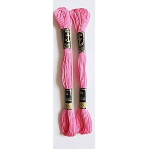 anchor cross stichlong stich embroidery cotton threadspack of 25 8 mt each skeins shade no 55 pink