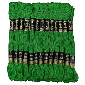 anchor cross stichlong stich embroidery cotton threadspack of 25 8 mt each skeinsshade no 0228