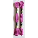 Anchor Cross Stich/Long Stich Embroidery Cotton Threads,Pack of 25, 8 Mt Each Skeins (Shade no. 87), Pink