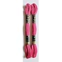 Anchor Cross Stich/Long Stich Embroidery Cotton Threads,Pack of 25, 8 Mt Each Skeins (Shade no. 63), Pink