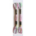 Anchor Cross Stich/Long Stich Embroidery Cotton Threads,Pack of 25, 8 Mt Each Skeins (Black)